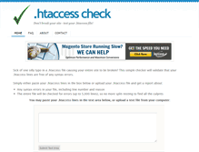 Tablet Screenshot of htaccesscheck.com